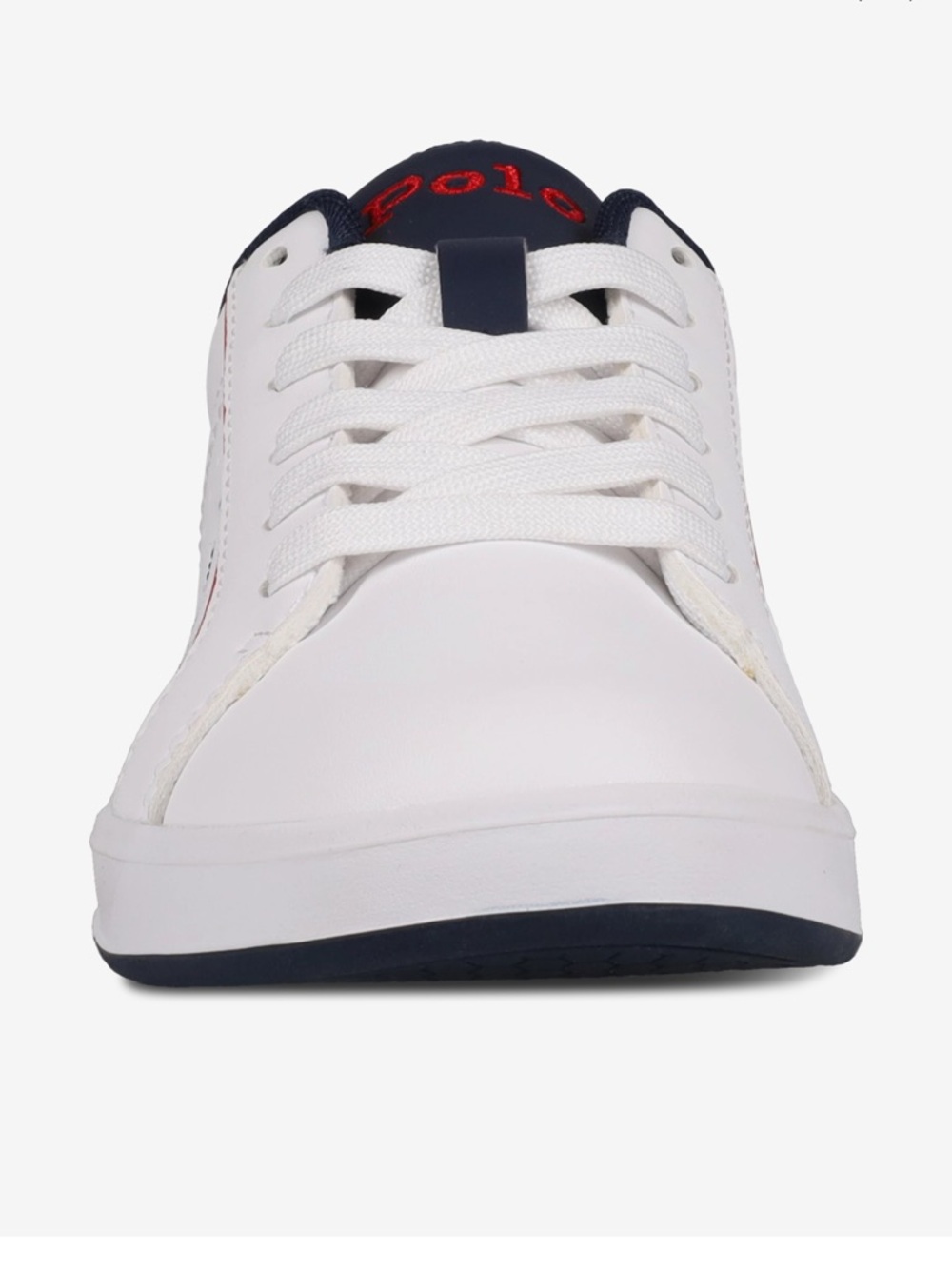 Polo Ralph Lauren Girls’ White/Navy Sneakers Heritage Court III—2 - Picture 5 of 13